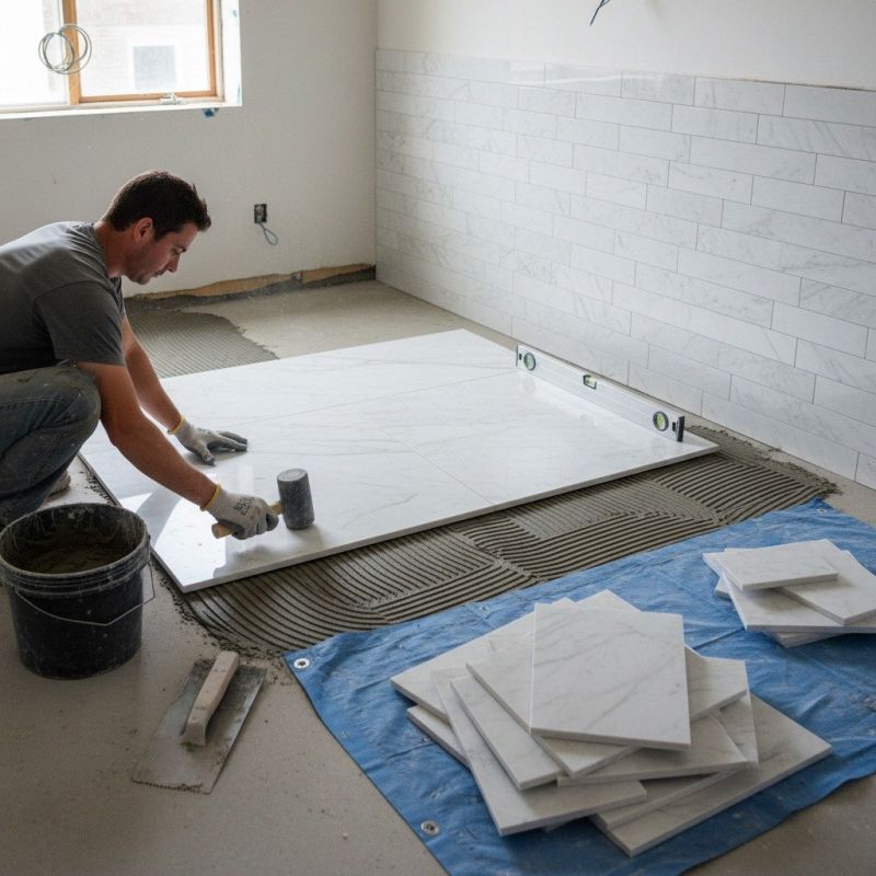 Marble Floor Replacement in Alpharetta, GA