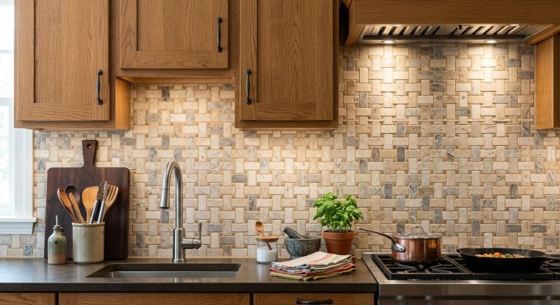 Mosaic Backsplash Installation in Wilmington, NC
