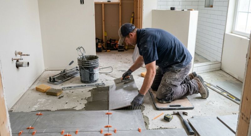 Bathroom Flooring Installation in Frederick, MD