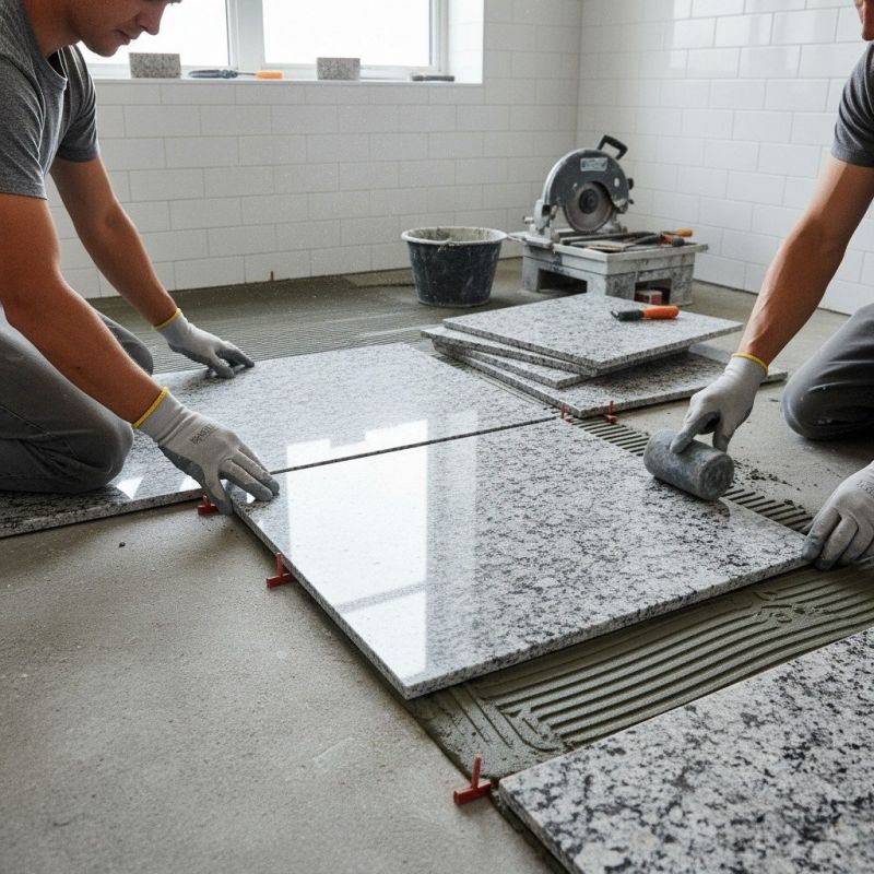 Granite Tile Installation in Alpharetta, GA