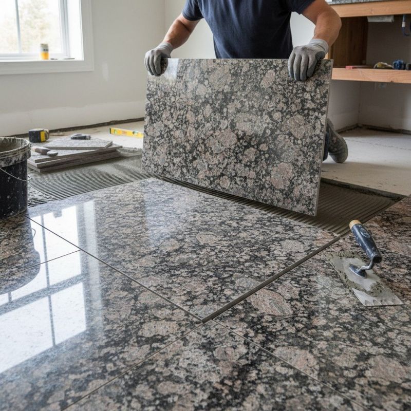 Granite Tile Installation in Kansas City, KS