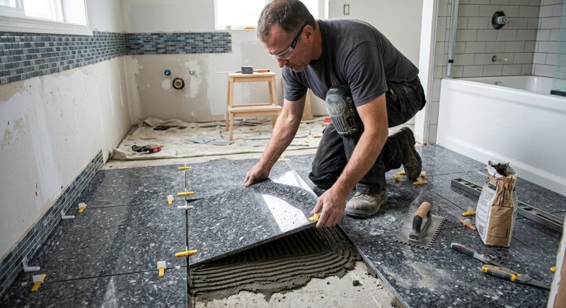 Granite Tiling in Overland Park, KS