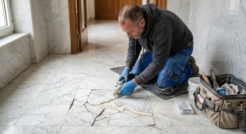 Marble Tile Repair in Alpharetta, GA
