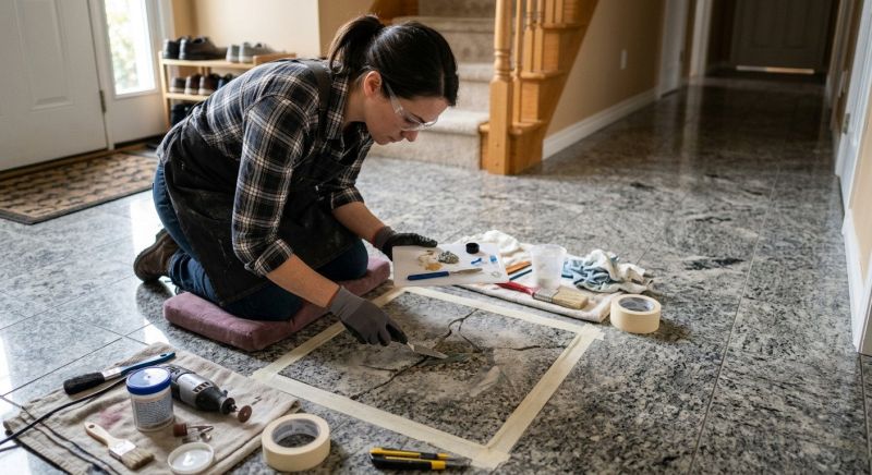 Marble Tile Repair in Overland Park, KS