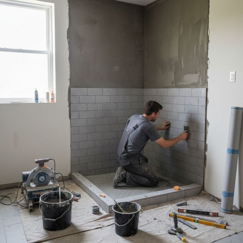 Shower Floor Tiling in Littleton, CO