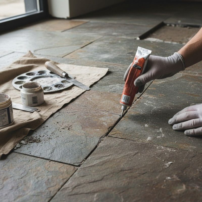 Slate Floor Repair in Alpharetta, GA