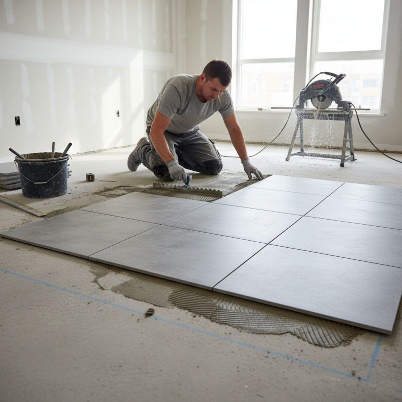 Slate Tile Floor Installation in Frederick, MD