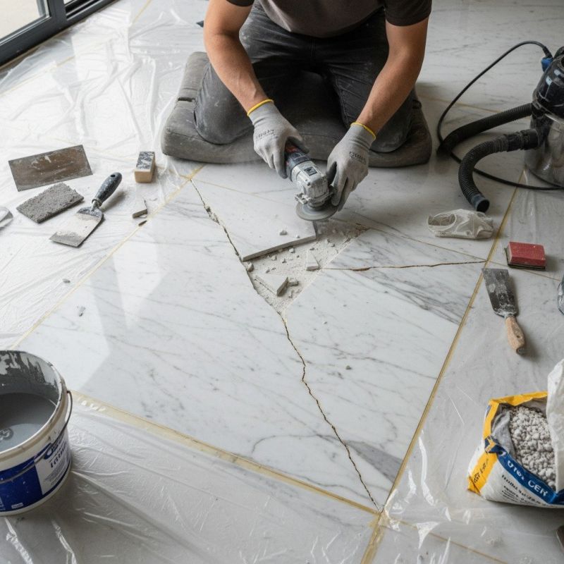 Terrazzo Tile Repair in Olathe, KS