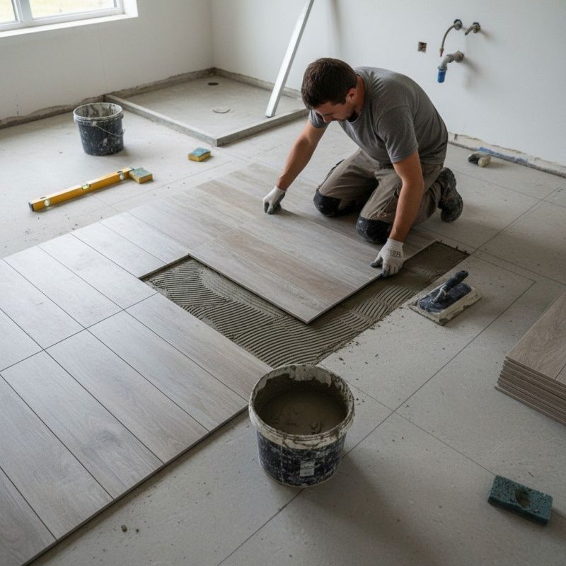 Tile Floor Replacement in Fredericksburg, VA
