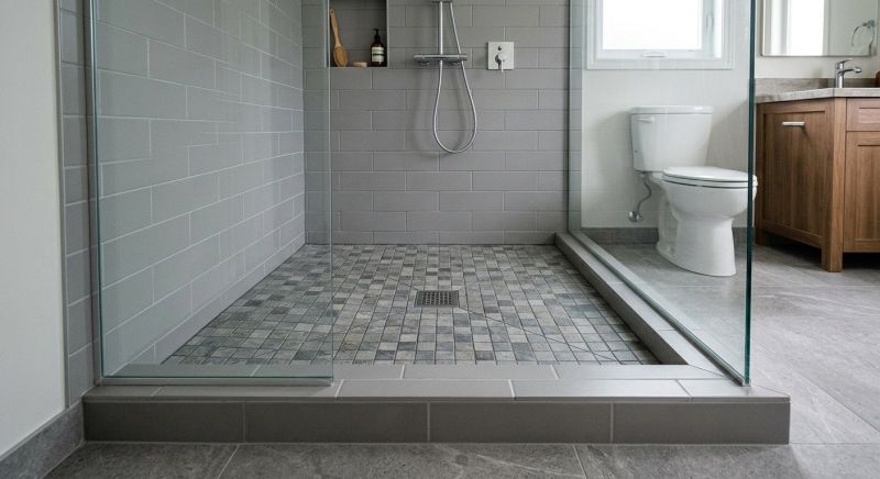 Tile Shower Pan Installation in Denver County, CO