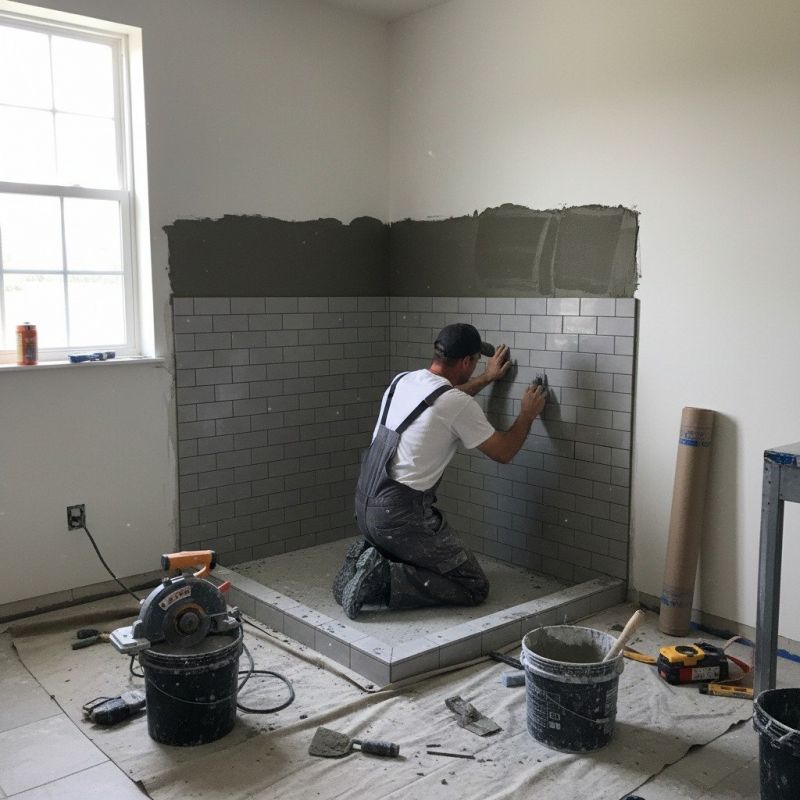 Tile Surround Installation in Conroe, TX